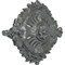 Ekena Millwork Antonio Ceiling Medallion, Hand-Painted Platinum, 35 7/8"W x 22 1/2"H x 4 3/8"P CM35X22ANPLS - alternate 5